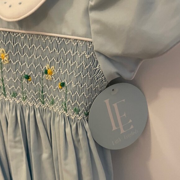 Little English Smocked Peter Pan Dress (NWT) - Picture 5 of 7